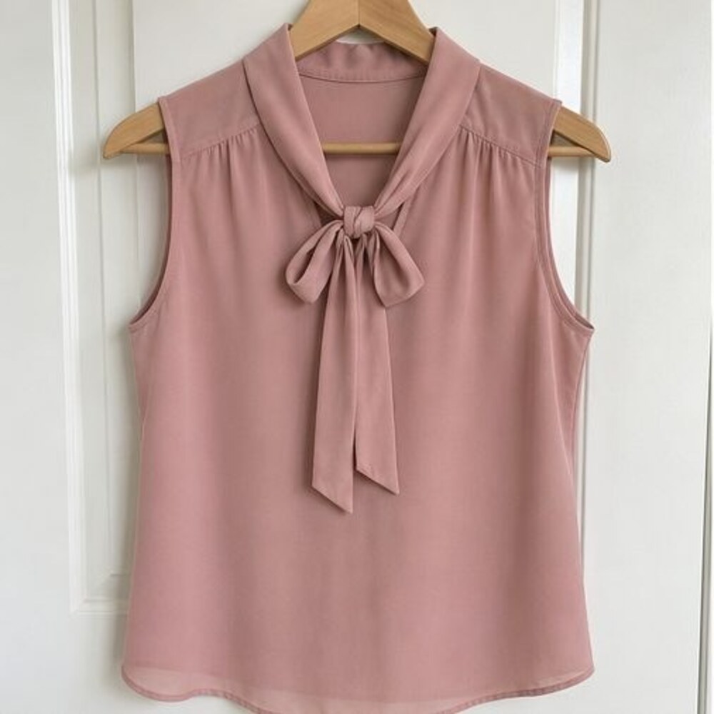 Blush Wrap Blouse